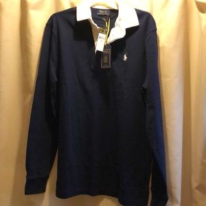 Long sleeve polo shirt